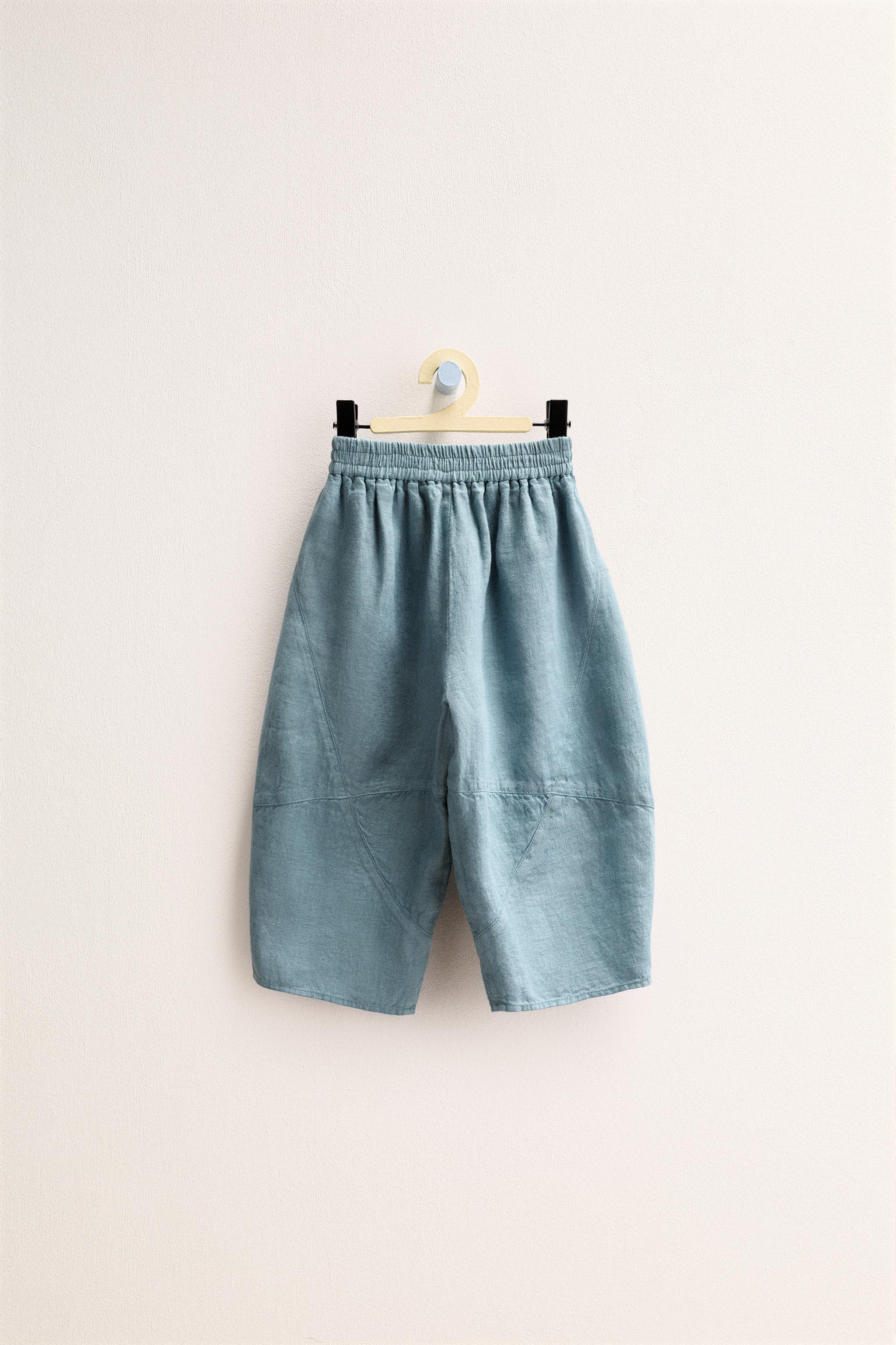 ZARA TIMELESS - PANTALON BALLON COUPES 100 % LIN